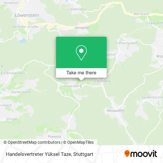 Карта Handelsvertreter Yüksel Taze