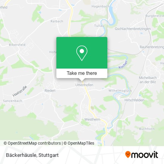 Bäckerhäusle map