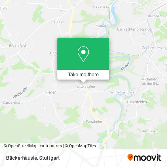 Карта Bäckerhäusle