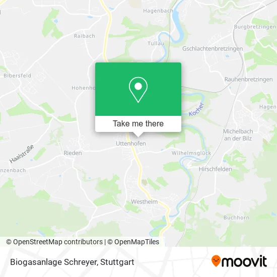 Карта Biogasanlage Schreyer