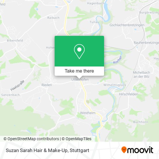 Suzan Sarah Hair & Make-Up map