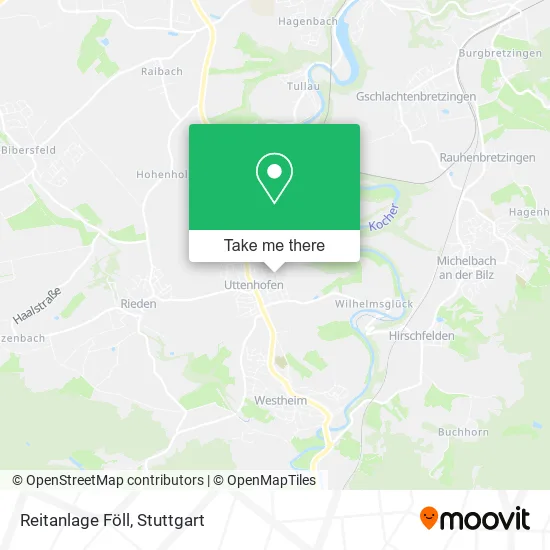 Карта Reitanlage Föll