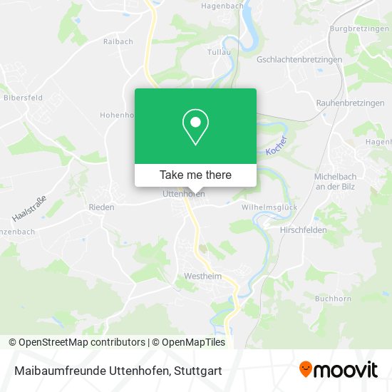 Maibaumfreunde Uttenhofen map