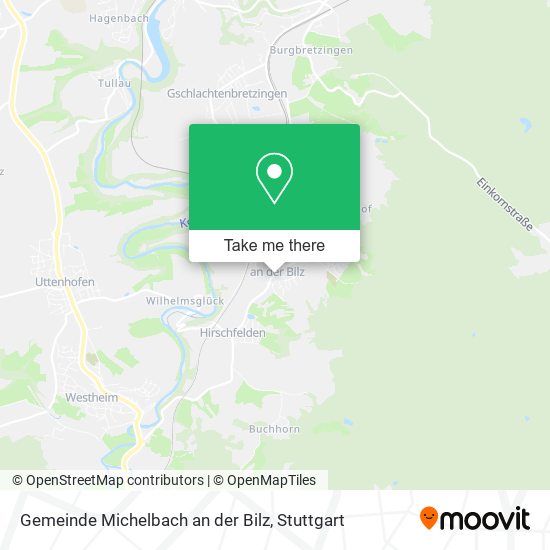 Gemeinde Michelbach an der Bilz map