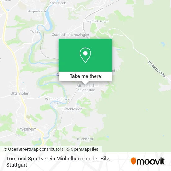 Карта Turn-und Sportverein Michelbach an der Bilz
