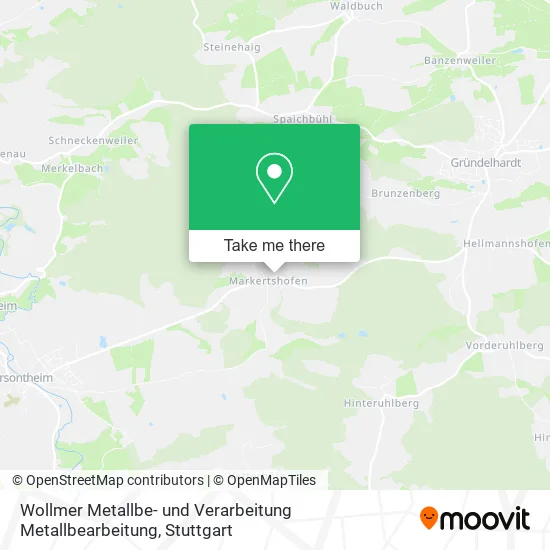 Карта Wollmer Metallbe- und Verarbeitung Metallbearbeitung