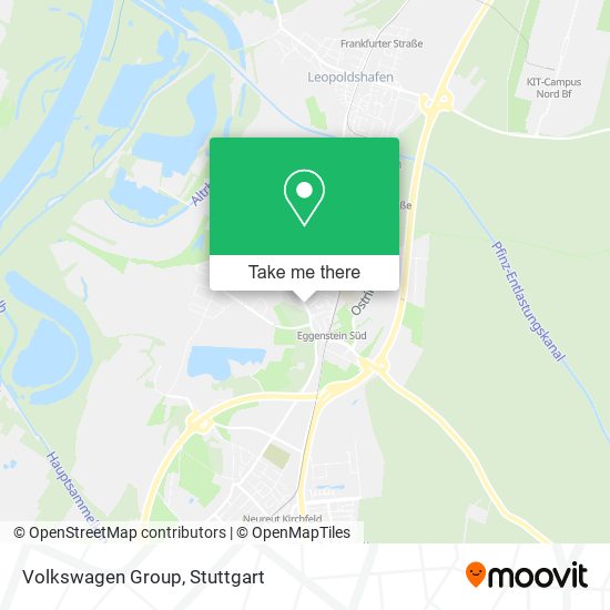Карта Volkswagen Group