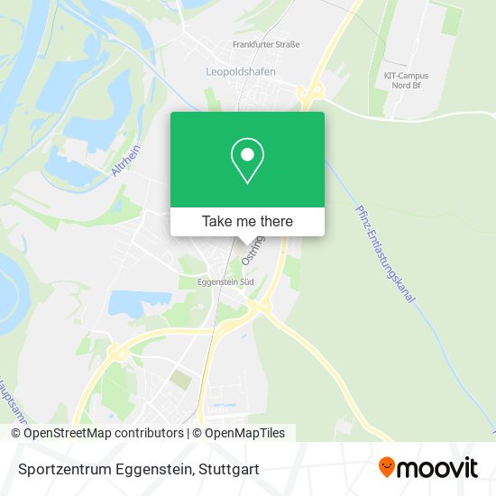 Sportzentrum Eggenstein map