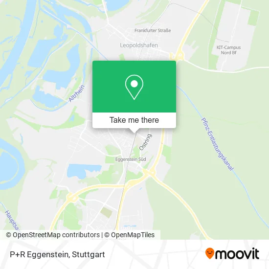 Карта P+R Eggenstein