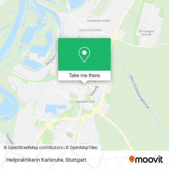 Карта Heilpraktikerin Karlsruhe