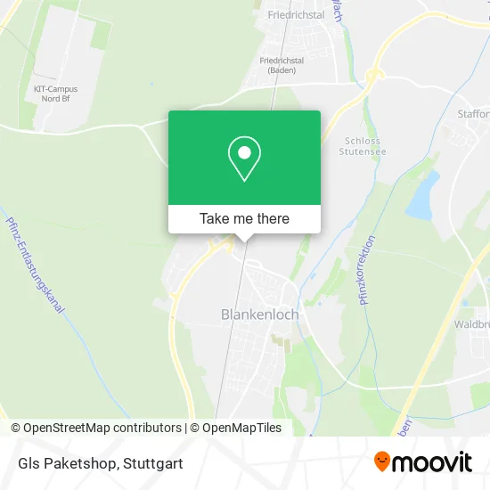 Карта Gls Paketshop