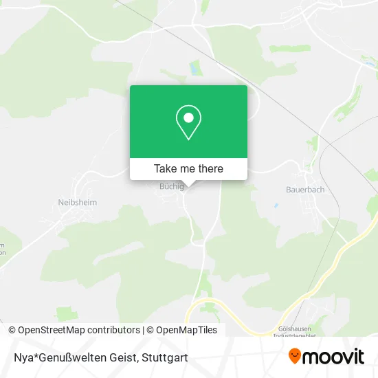 Карта Nya*Genußwelten Geist