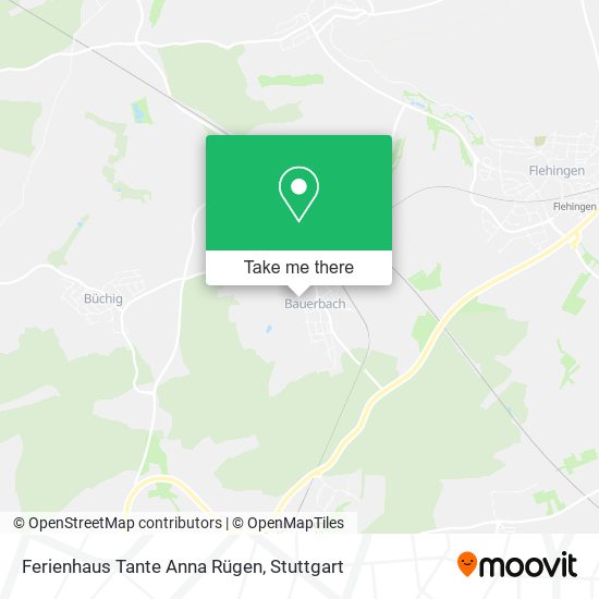 Ferienhaus Tante Anna Rügen map