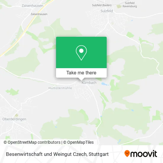 Карта Besenwirtschaft und Weingut Czech