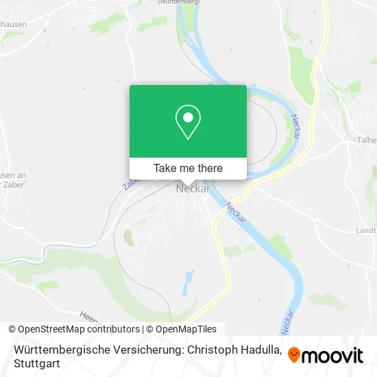 Карта Württembergische Versicherung: Christoph Hadulla