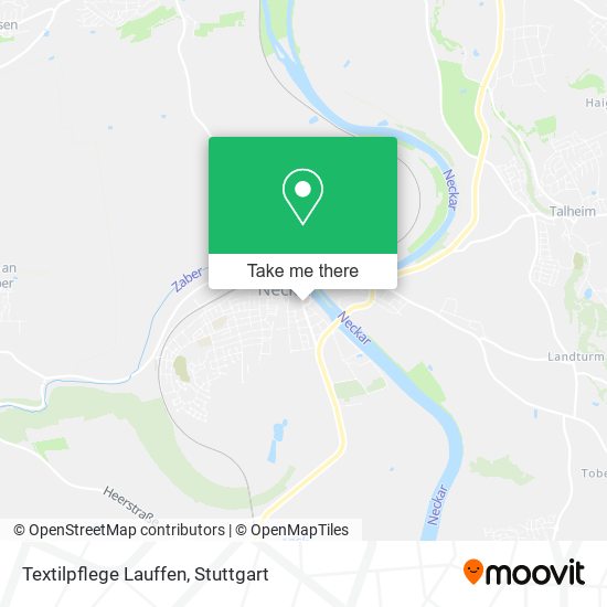 Карта Textilpflege Lauffen