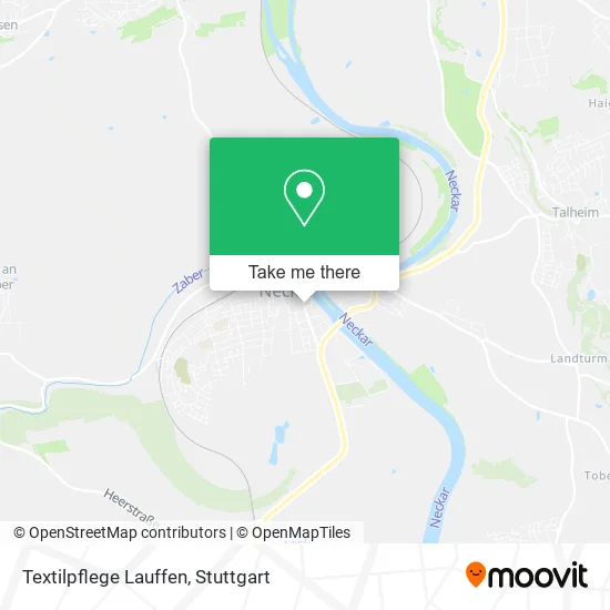 Карта Textilpflege Lauffen