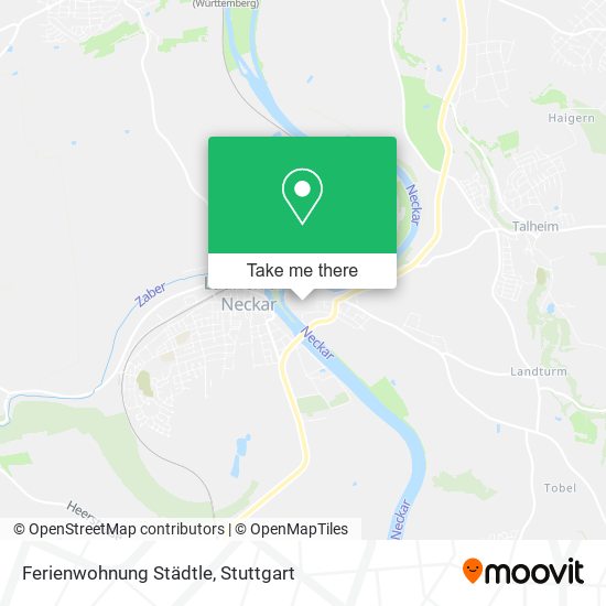 Ferienwohnung Städtle map