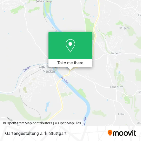 Карта Gartengestaltung Zirk