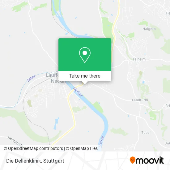 Карта Die Dellenklinik