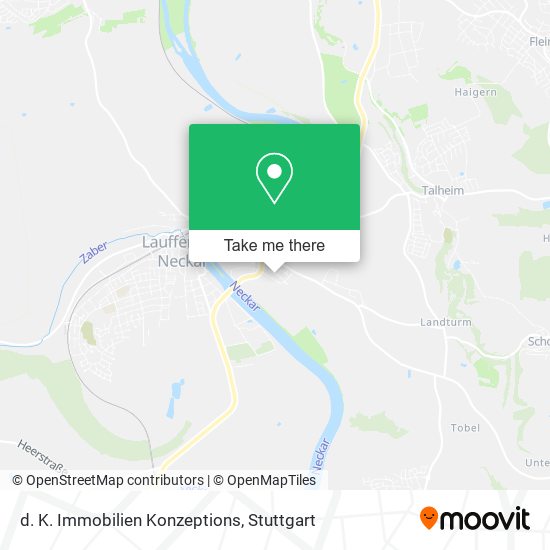 d. K. Immobilien Konzeptions map