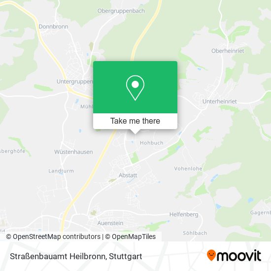 Straßenbauamt Heilbronn map