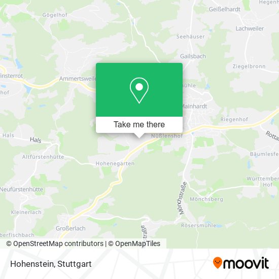 Карта Hohenstein