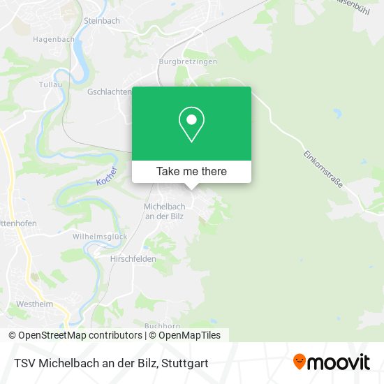 Карта TSV Michelbach an der Bilz