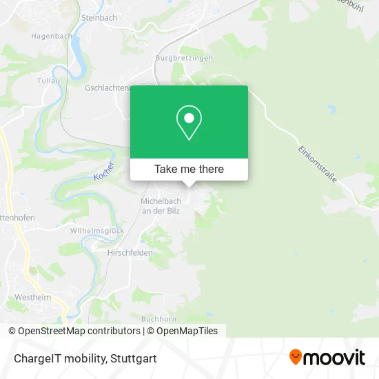 ChargeIT mobility map