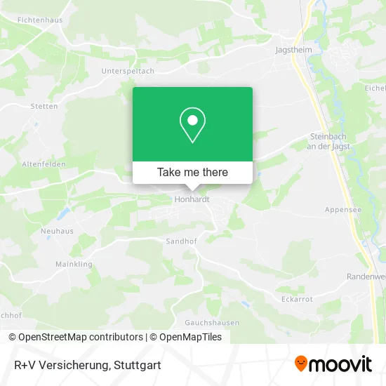 R+V Versicherung map