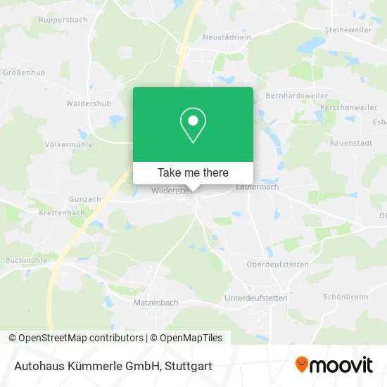 Карта Autohaus Kümmerle GmbH