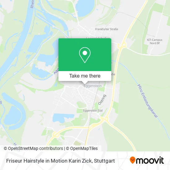 Карта Friseur Hairstyle in Motion Karin Zick