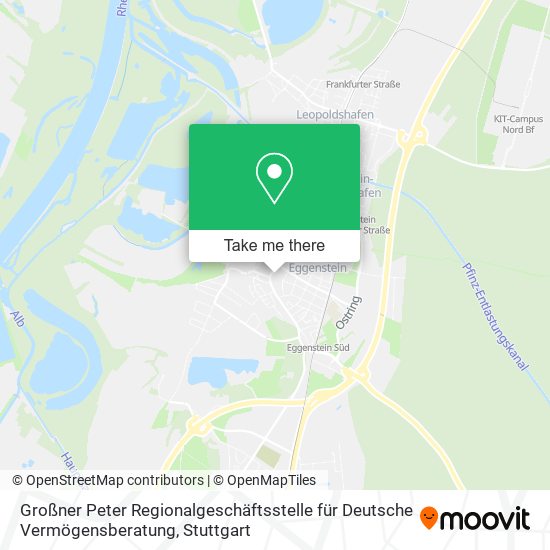 Großner Peter Regionalgeschäftsstelle für Deutsche Vermögensberatung map
