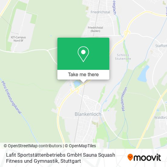 Lafit Sportstättenbetriebs GmbH Sauna Squash Fitness und Gymnastik map