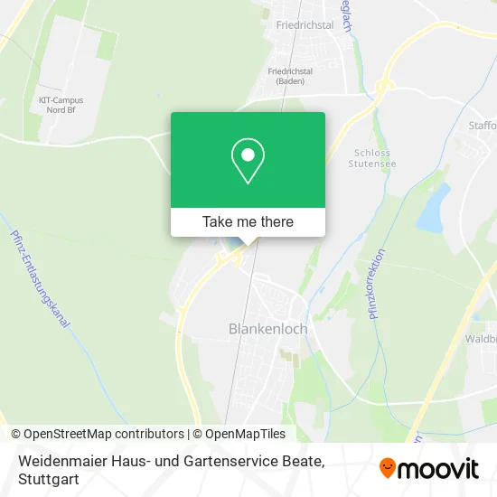 Карта Weidenmaier Haus- und Gartenservice Beate