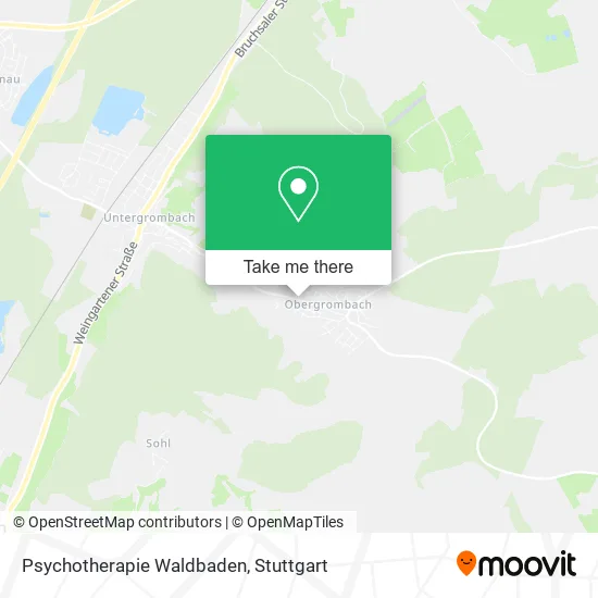 Карта Psychotherapie Waldbaden