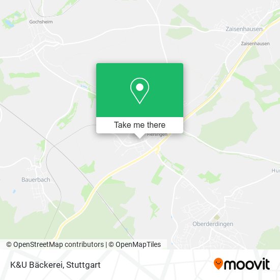 Карта K&U Bäckerei