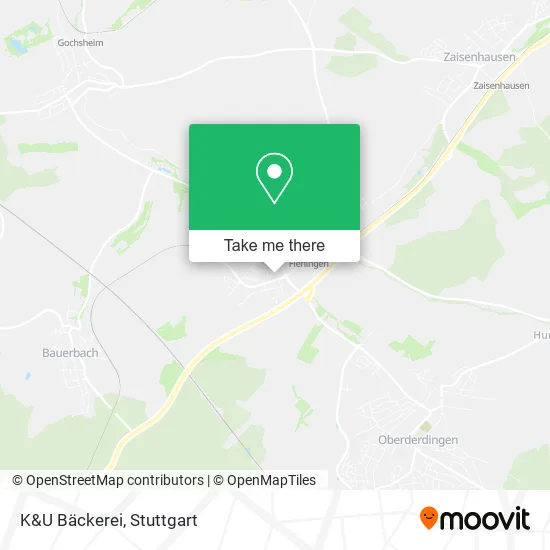 Карта K&U Bäckerei