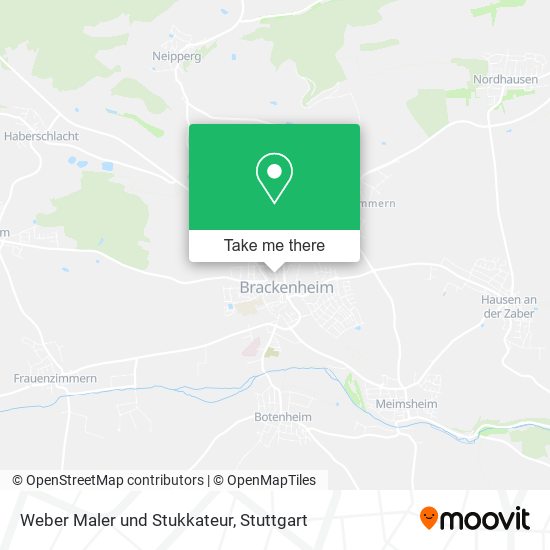 Weber Maler und Stukkateur map