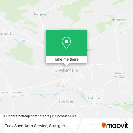 Карта Tuev Sued Auto Service