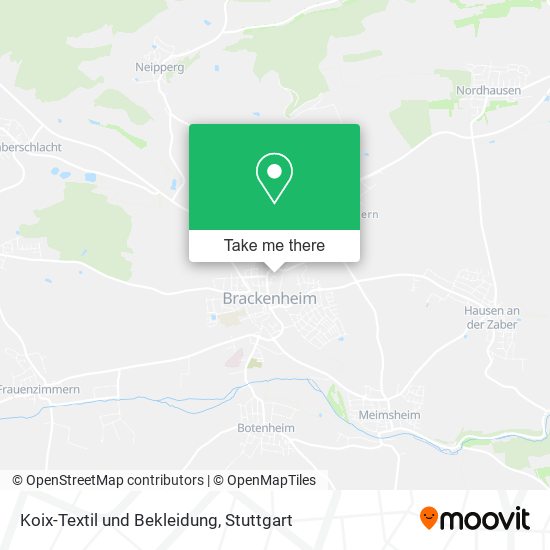Koix-Textil und Bekleidung map