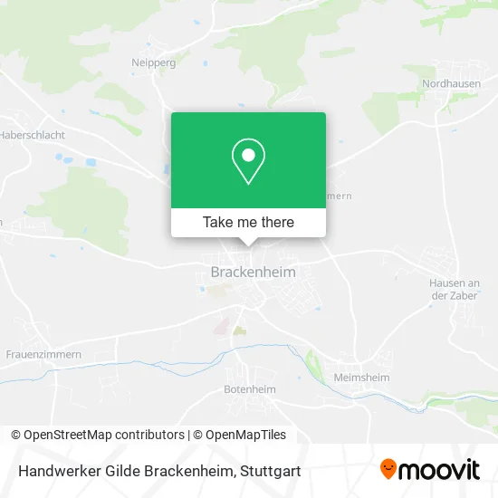 Карта Handwerker Gilde Brackenheim