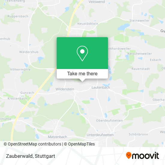 Карта Zauberwald