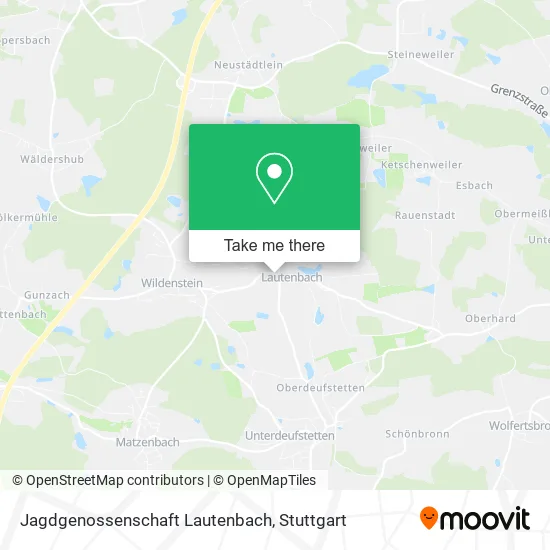 Карта Jagdgenossenschaft Lautenbach
