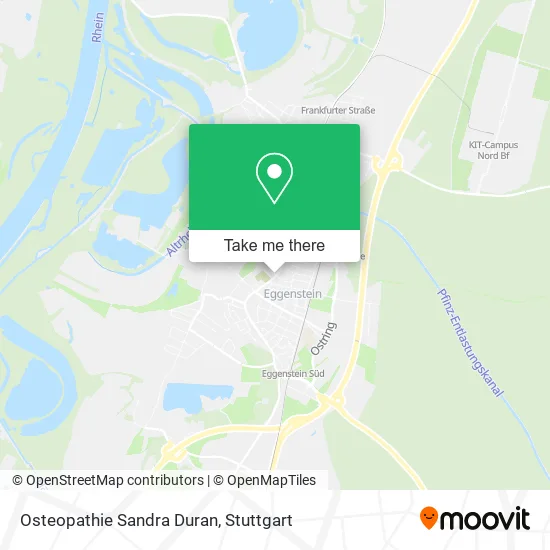 Карта Osteopathie Sandra Duran