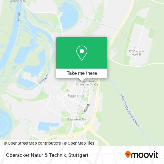 Карта Oberacker Natur & Technik
