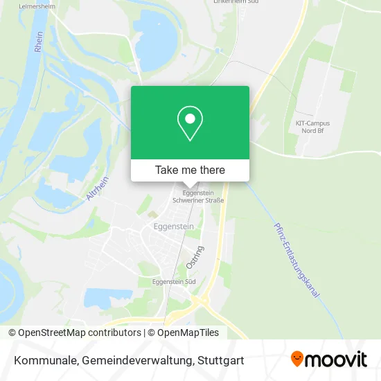 Карта Kommunale, Gemeindeverwaltung