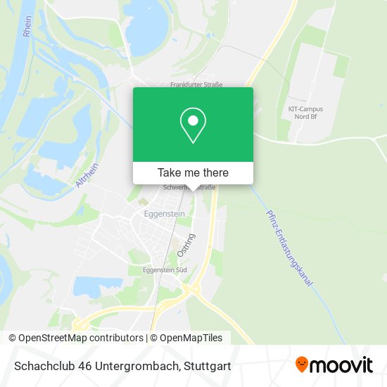 Schachclub 46 Untergrombach map