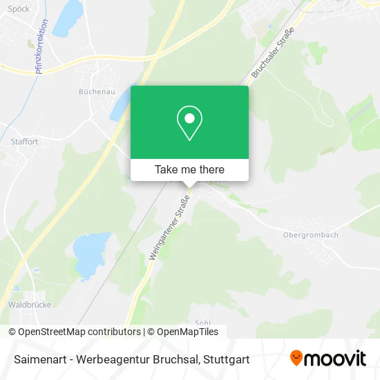 Карта Saimenart - Werbeagentur Bruchsal