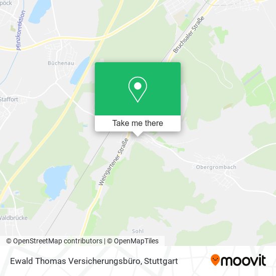 Карта Ewald Thomas Versicherungsbüro
